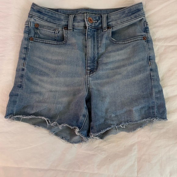 American Eagle Outfitters Pants - American Eagle Outfitters Light Blue Jean Stretch Shorts Size 2